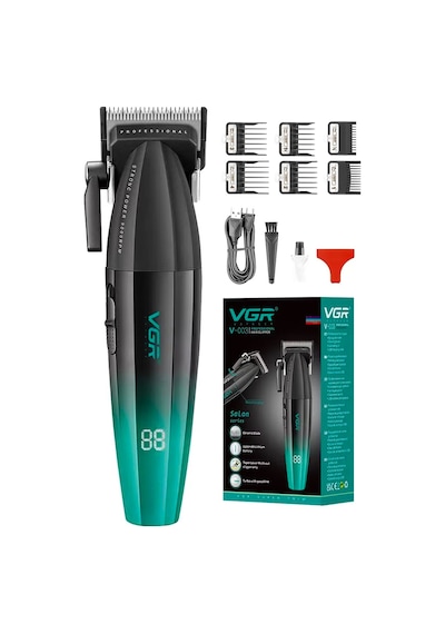 V-003 Profesyonel Saç Kesme Makinesi 9000 Rpm Vektör/manyetik Motor Dlc Bıçak Şarjlı Tıraş Makinesi