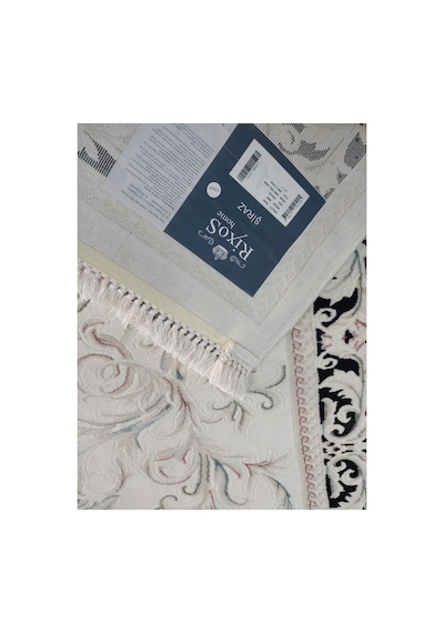 Şiraz 160x230 4m2 Dokuma Halı Krem/siyah