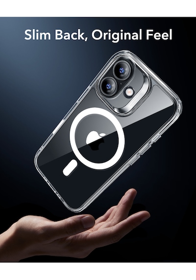 Esr Apple Uyumlu iPhone 17 Classic Hybrid Magsafe Kılıf - Kamera Kontrol Buton - Şeffaf Transparent
