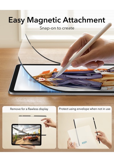 Apple Uyumlu iPad 10.9 Inç 10./11. Nesil - M2 - M3 2025 Paper Feel Kağıt Hissi Tablet Ekran Koruyucu