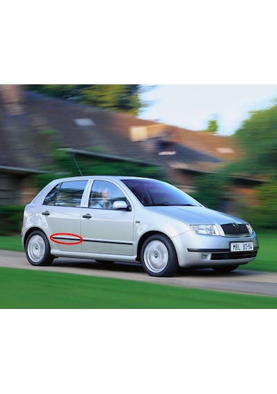 Skoda Fabia MK1 2000-2008 Sağ Arka Kapı Bandı Çıtası 6Y0853754