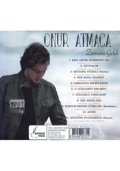 Onur Atmaca - Zaman Geldi (Cd)