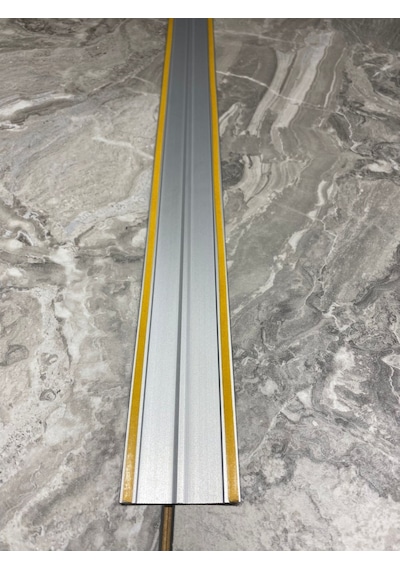 Kendinden Yapışkanlı Alüminyum Kapı Eşik Çıtası Parke Geçiş Profili 80 Cm Çoklu Renk