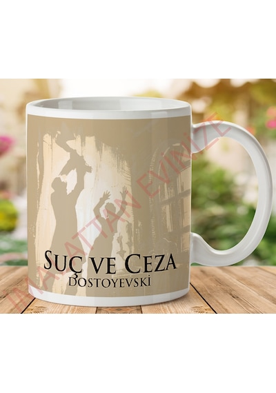 1-432 Suç Ve Ceza Dostoyevski İki Tarafı Baskılı Kupa Bardak.jpg