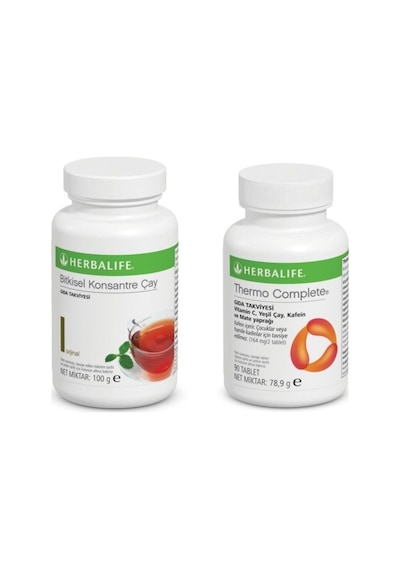 Herbalife 100gr Bitkisel Konsantre Çay + Thermo Complete