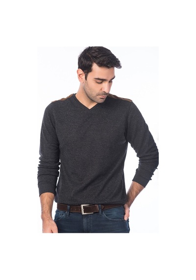 1013 Dewberry Erkek Sweatshırt-siyah