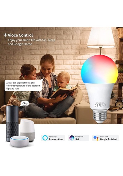 Wi-fi Akıllı Led Ampul 10w 6.500k Beyaz 220 Vac Aa14-60920 Diğer
