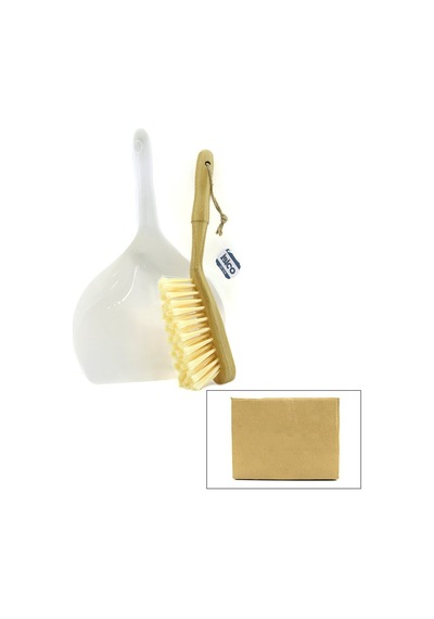 İbico İ21-124 Geniş Faraş Ve Temizlik El Fırça Seti 2 Parça - Ahşap Saplı, 33x22 Cm- 24'li Paket Diğer