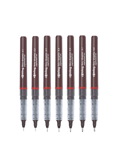 Rotring Tikky Grafik 10 Lu Kutu 0.1
