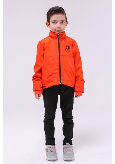 Benitto Kids Erkek Çocuk Mevsimlik Yağmurluk Ceket 51296-turuncu Turuncu
