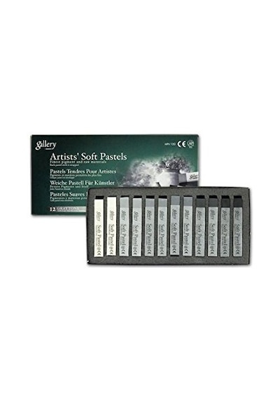 Mungyo Gallery Artists Tam Boy Soft Pastel Set 12 Renk Gri Ton