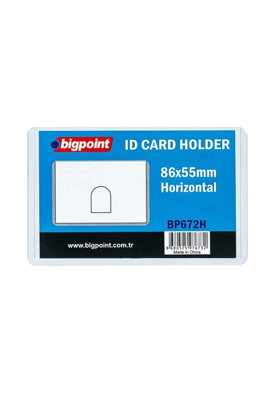 Bigpoint Kart Kabı Kimlik Sürücü Sert Pvc 86x55mm Bp672h