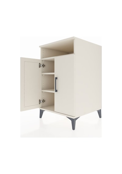 Kronos Komodin 3 Raflı 2 Kapaklı 60x59x96 Aytaşı-aytaşı Aytaşı