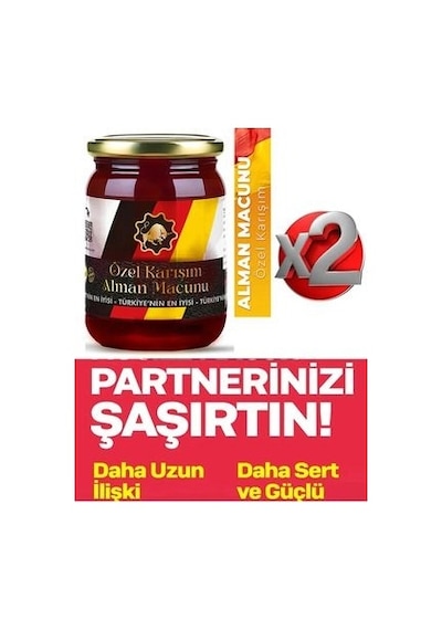 Alman Macunu Erkek Performansa Etkili Özel Karışım 240 Gr X 2 Adet