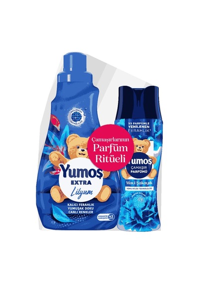 Yumoş Extra Lilyum 1008 Ml + Çamaşır Parfümü Mavi Şakayık 200 G - 4 Adet Tarı 4'lü Set