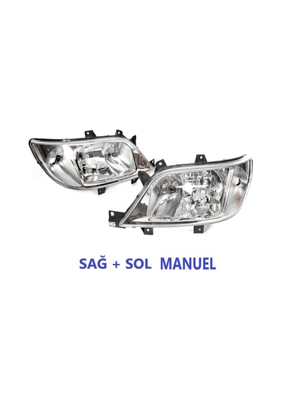 Mercedes Sprinter Sağ Sol Ön Far Takımı Manuel 2003-2006 N11.1652