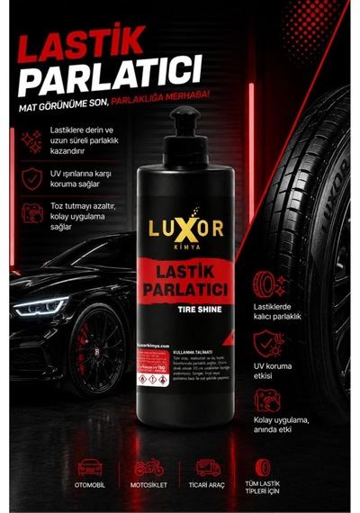 Tr Lastik Parlatıcı, 200 Ml, Siyah Lxrlp200ml