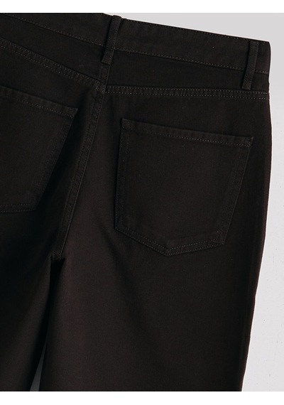 Lcw Modest Kahverengi Barrel Fit Kadın Jean Pantolon