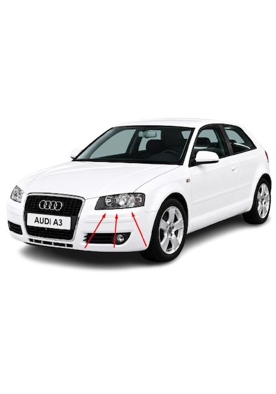 Audı A3 Yıl 2004-2008 Arası Depo Marka Sağ Ve Sol Far Takım 8p0941003k / 8p0941004k