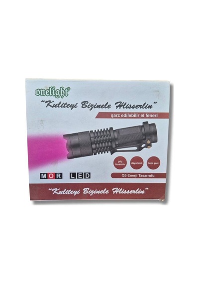 Onelight Mor Ledli Uv Ol-608a El Feneri Çok renkli