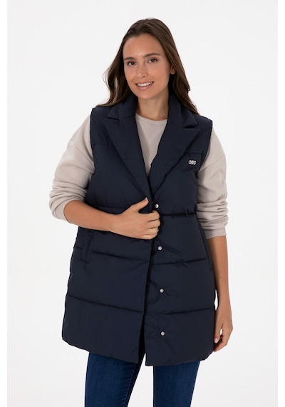 U.s. Polo Assn. Kadın Lacivert Yelek Dokuma 50308605-vr033 Lacivert