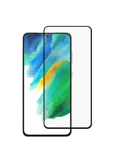 Samsung Galaxy S21 Fe İle Uyumlu Şeffaf Ekranı Tam Kaplayan 5d Cam Kırılmaz Cam Ekran Koruyucu