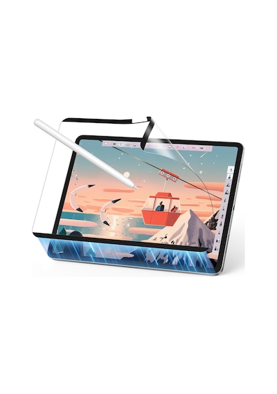 Apple Uyumlu iPad Air 13 M3-m2 2025-2024 Paper Feel Kağıt Hissi Tablet Ekran Koruyucu