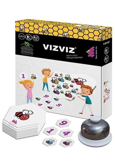 Vız Vız Dikkat Ve Zeka Oyunu 4+ Yaş 8 Oyuncu