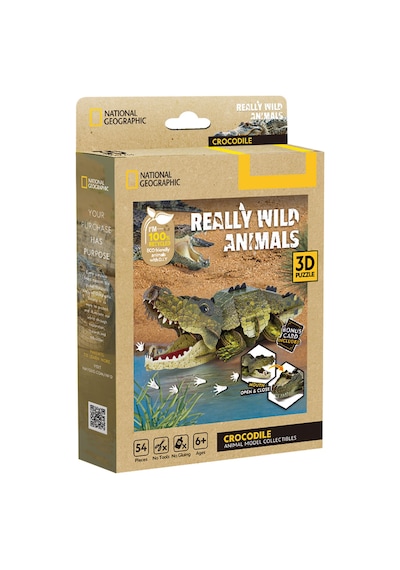 National Geographic - Timsah 3d Puzzle Ds1182h