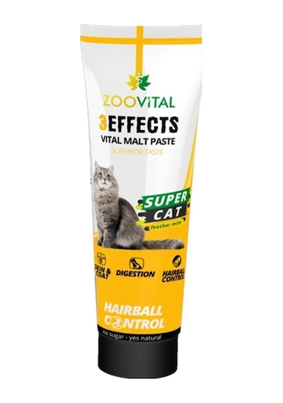 ZooVital Malt Paste 3 Etkili Kedi Tüy Yumağı Önleyici Macun 100 G