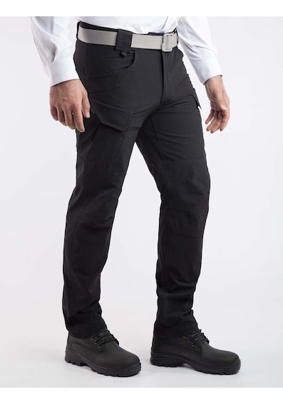 Vav Wear Outdoor Taktik Esnek Rahat Su İtici Erkek Pantolon Tacflex11 Siyah