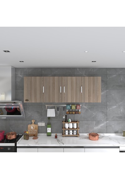 Kenzlife hazır mutfak silvanus crd 060*180*22 mutfak banyo dolabı kapaklı raflı