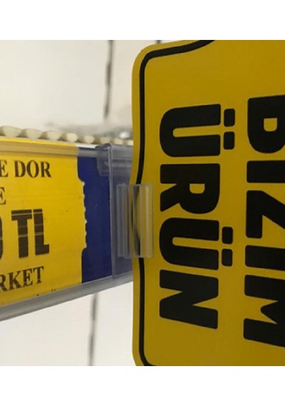 İndirim Raf Kıskacı Pakette 100 Adet