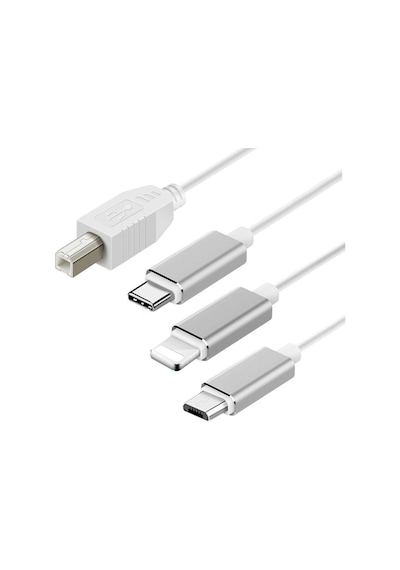 Daytona Ads-501 3ın1 Usb B To Micro-lightning-type-c Telefon Bilgisayar Tablet Için Piyano Mıdı Org Elektrikli Piyan Standart