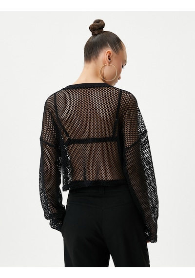 Koton Crop File Tişört Uzun Kollu Bisiklet Yaka Siyah 4sal10368ık 4SAL10368IK999 Siyah Koton Crop File Tişört Uzun Kollu Bisiklet Yaka Siyah 4sal10368ık 4SAL10368IK999 Siyah
