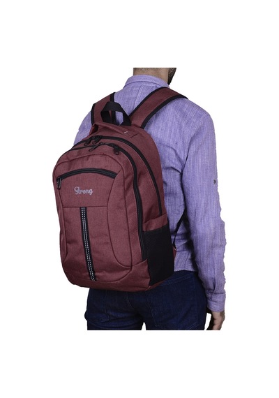 Strong Günlük Sırt Çantası, Seyahat Çantası, Okul Çantas 201 Okl01 Bordo