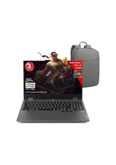 Lenovo LOQ 15ARP9 83JC00FJTR-121C R7-7435HS 12 GB 1 TB SSD SSD RTX4060 15.6" Free Dos Dizüstü Bilgisayar