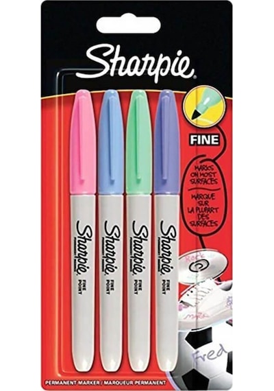 Sharpie 4Lü Pastel Renkler Fine Permanent Markör Kalem Seti 20654