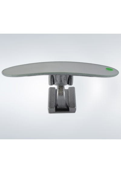 Ova-3 Dik-Eğik Kollu Universal Iç Dikiz Aynası 16X4 Cm Gri