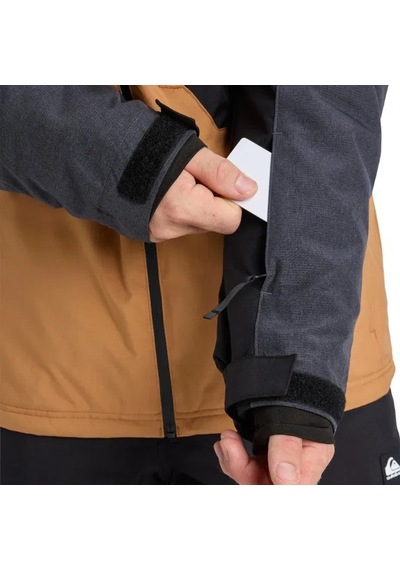 Quiksilver Quıksılver Dawson Jk Erkek Anthracite - Solid Snowboard Ceketi Eqytj03510-11793 Siyah - Kahverengi Quiksilver Quıksılver Dawson Jk Erkek Anthracite - Solid Snowboard Ceketi Eqytj03510-11793 Siyah - Kahverengi