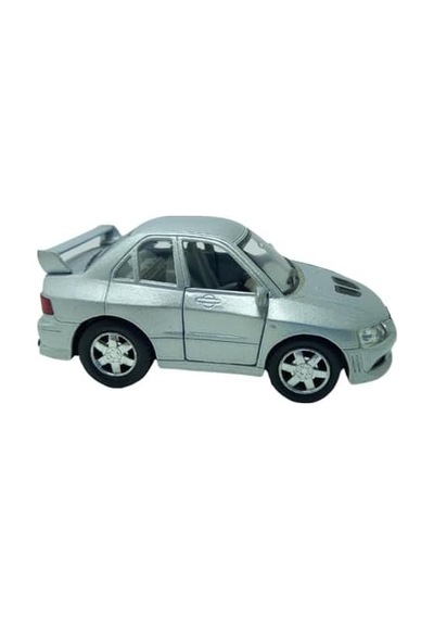 10 Cm. Çek Bırak Gri Mıtsubıshı Diecast Araba