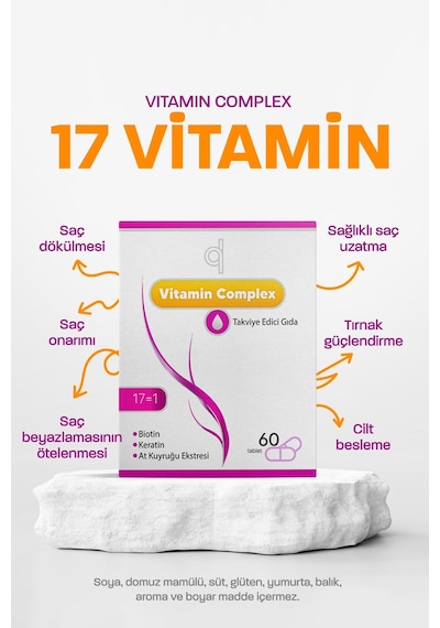 Quality Life Hair Vitamin Complex Saç Vitamini 60 Tablet