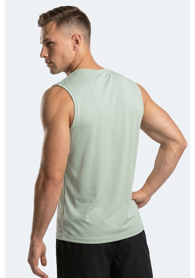 Slazenger Herofıt Erkek Kolsuz Su Yeşili Atlet