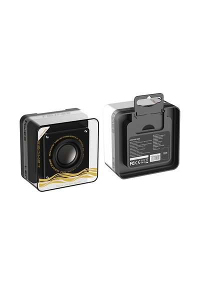 Lenyes S222 Mini Tws Kablosuz Bluetooth Hoparlör V5.3 5w Siyah