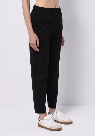 Colins Regular Fit Orta Bel Düz Kadın Siyah Eşofman Altı Cl1075803 Q1.v2 Blk Siyah