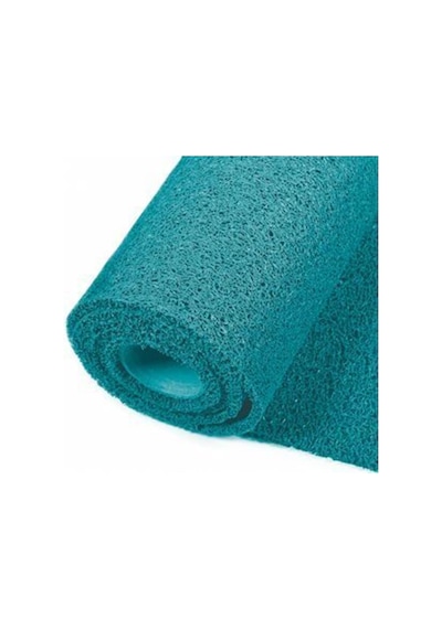 14mm Turkuaz Renk Kıvırcık Paspas Eni 100cm X 10mt Turkuaz