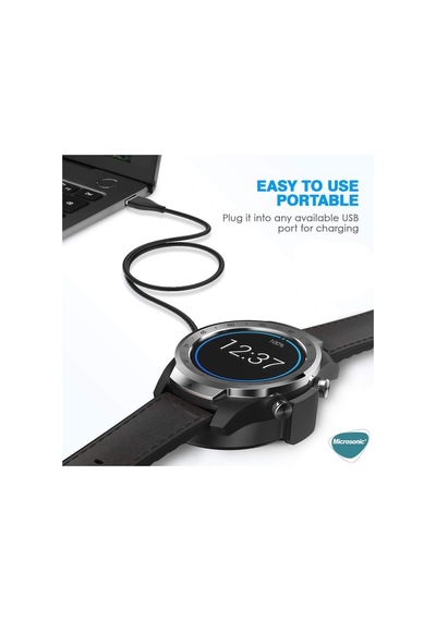 Ticwatch Pro Manyetik Usb Şarj Kablosu Çok Renkli