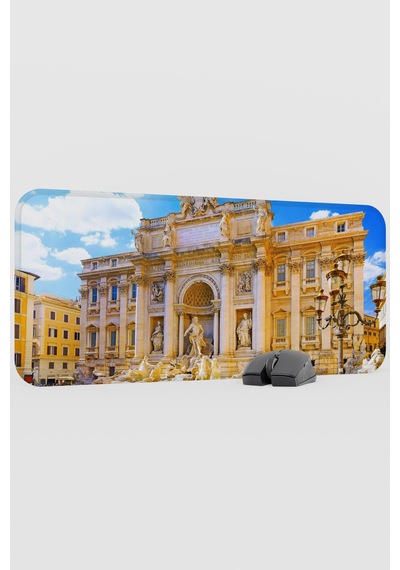Roma İtalya V5 70x30 Xl Gaming Kauçuk Kaymaz Taban Mouse Pad Fare Altlığı