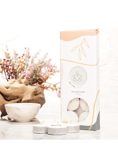 Mitr Yasemin Kokulu Tealight Mum Çok Renkli