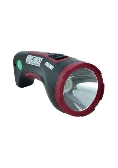 Gold Sılver Gs-4231 3 Watt Şarjlı El Feneri Açık Kırmızı